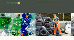 Desktop Screenshot of mdrecycles.org